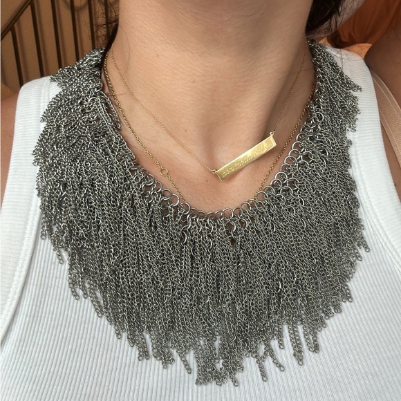 Silver necklace - Picture 1 of 3